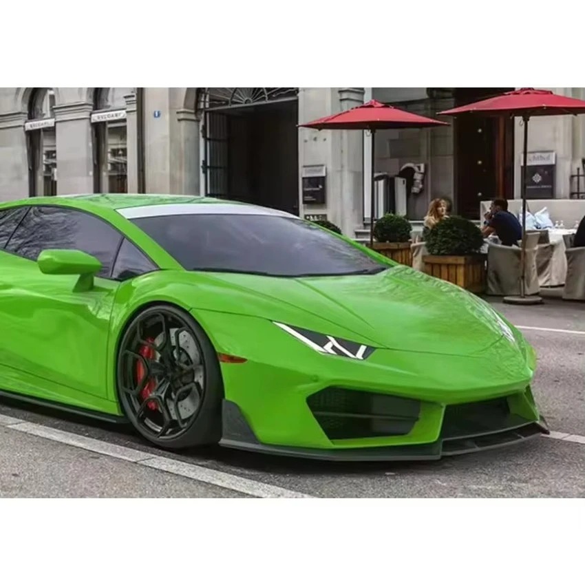 Dry Carbon Fiber Front Bumper Lip For Lambo Huracan Lp580 Body Kit Car Parts